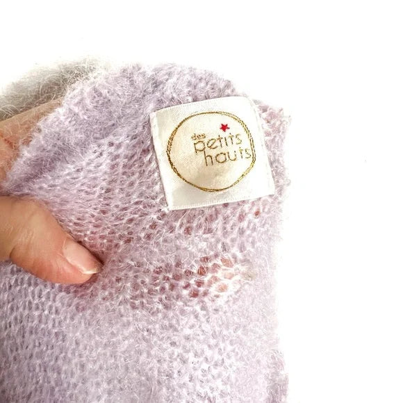 Des Petits Hauts | Lilac Mohair Sweater