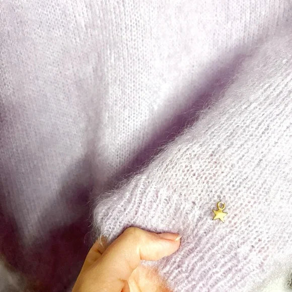 Des Petits Hauts | Lilac Mohair Sweater