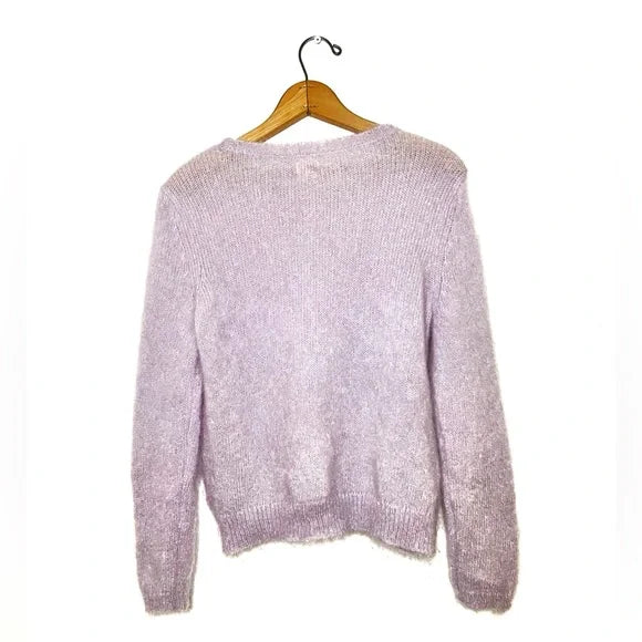 Des Petits Hauts | Lilac Mohair Sweater