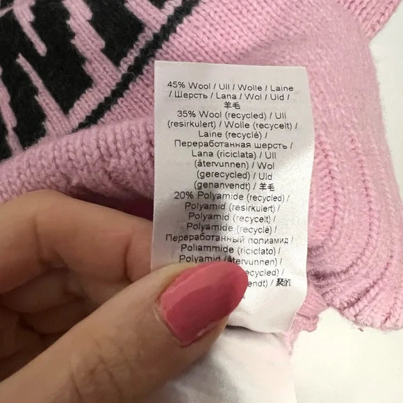 Ganni | Pink Logo Knit Vest