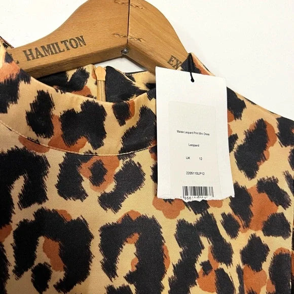 Kitri | NWT Maisie Leopard Mini Dress