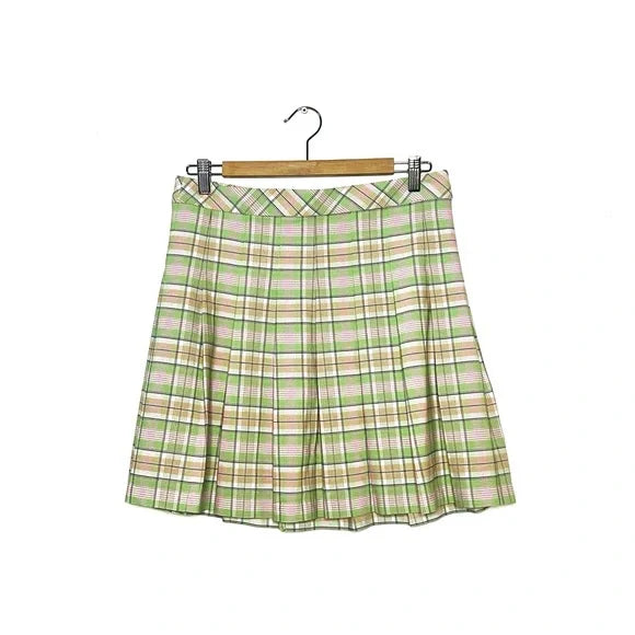 Sunday Best | Plaid Pleated Mini Skirt