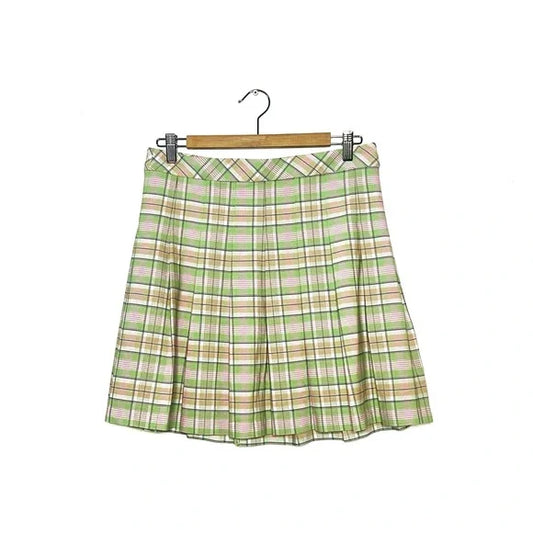 Sunday Best | Plaid Pleated Mini Skirt