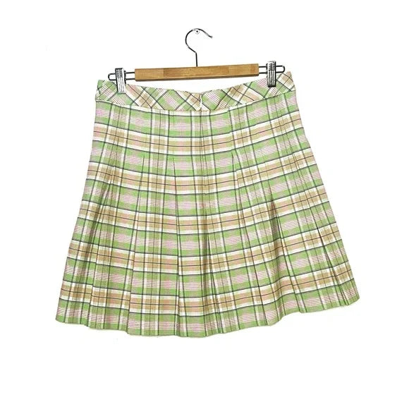 Sunday Best | Plaid Pleated Mini Skirt