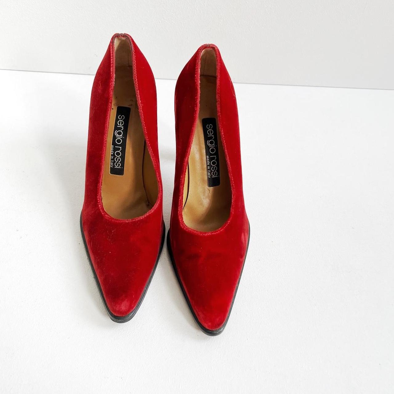 Sergio Rossi | Red Velvet Heels