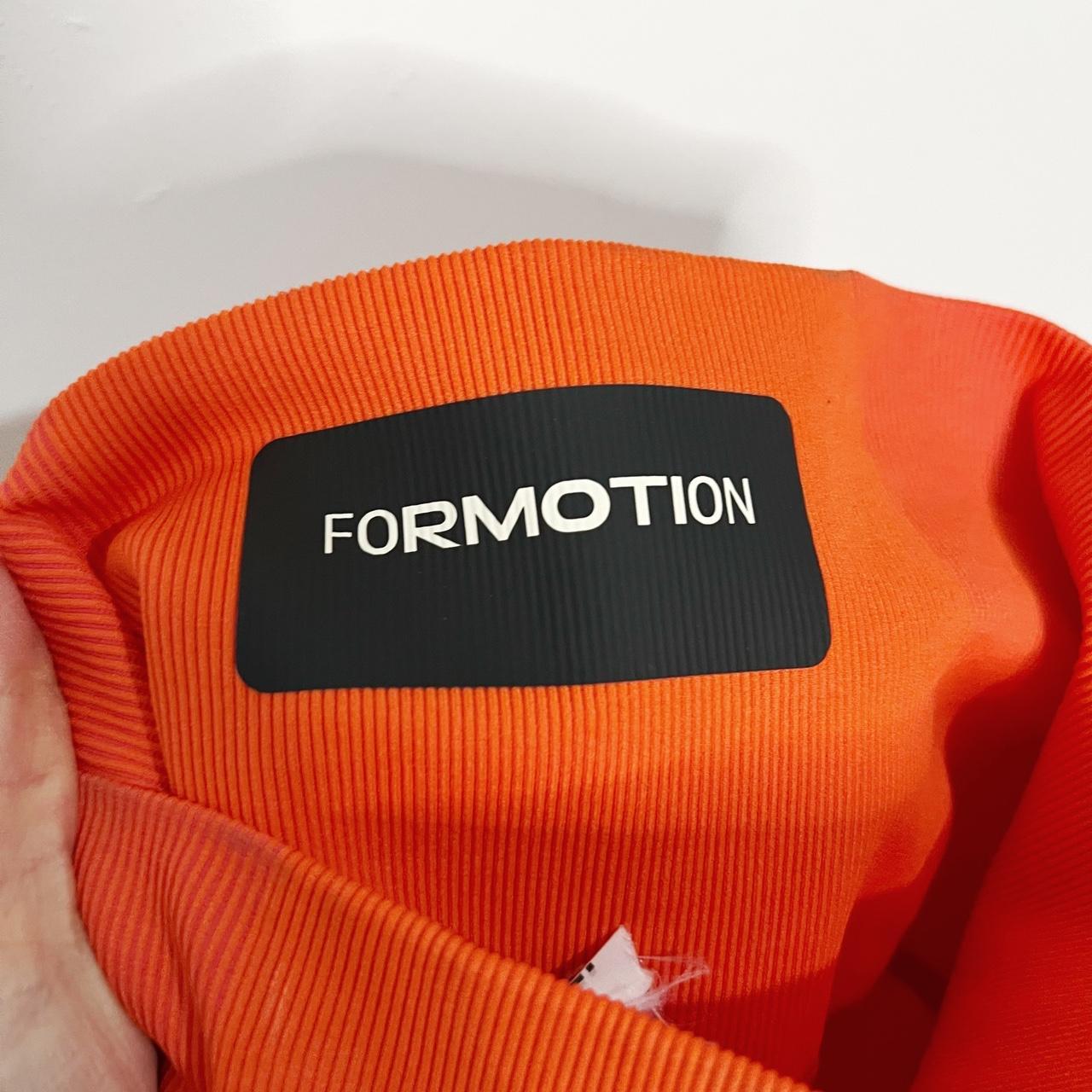 adidas Formotion Sculpt Two-Tone Tights - Orange