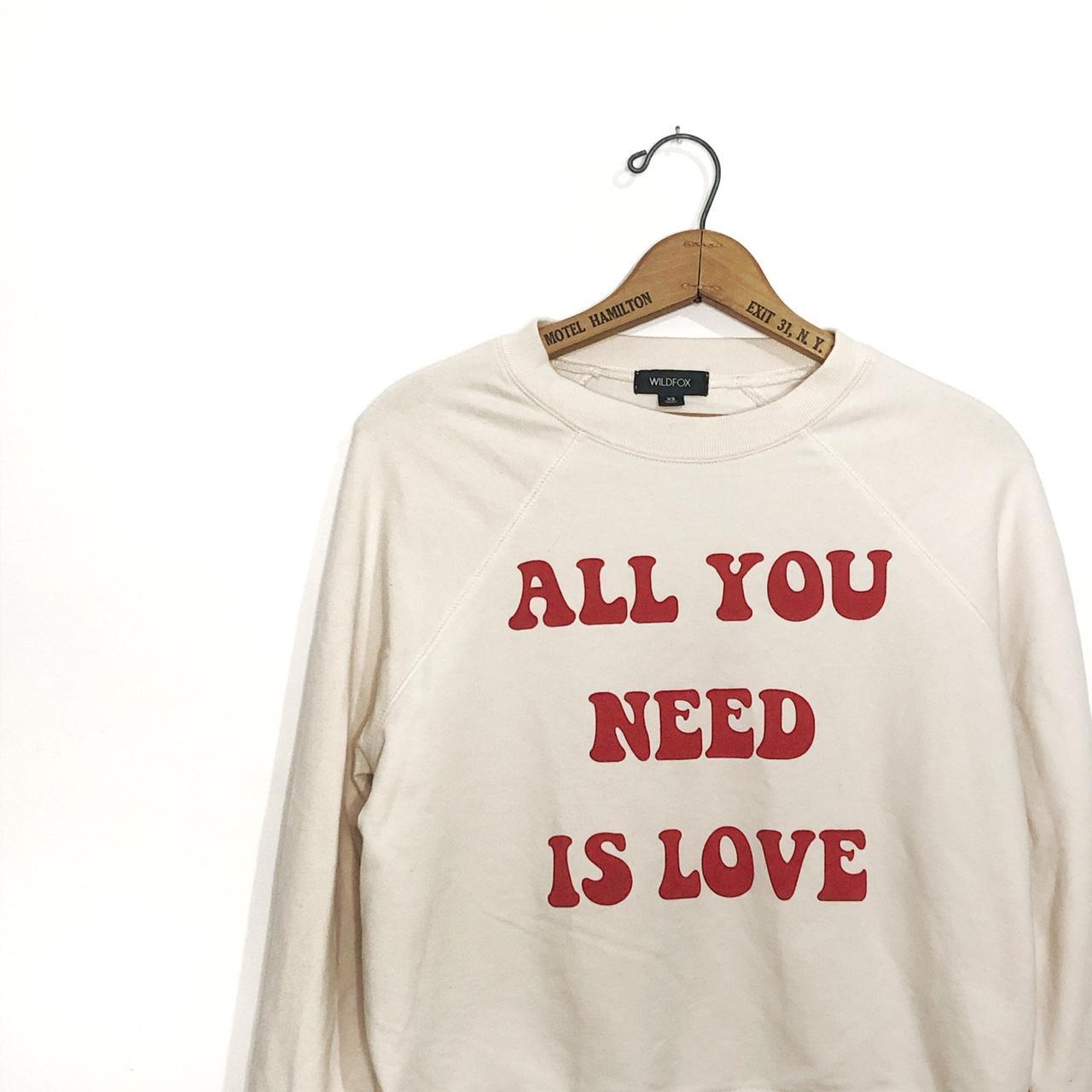 Wildfox | All You Need Is Love Sweater