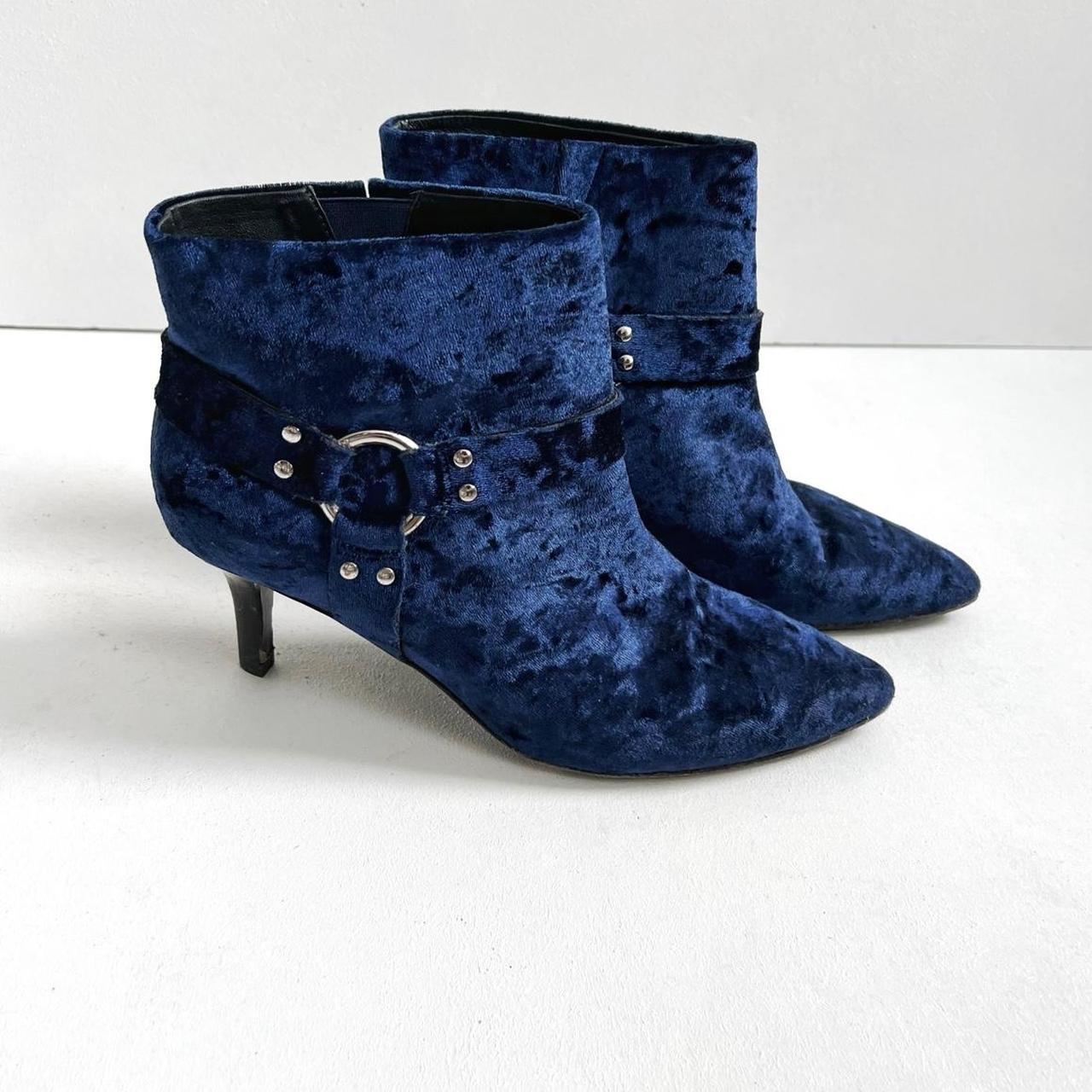 Opening Ceremony | Blue Velvet Boots