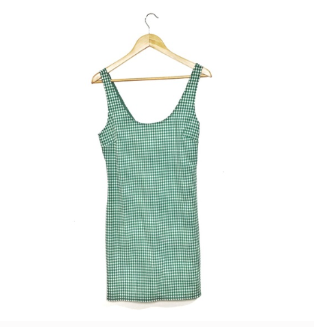 Urban Outfitters | Mint Checkered Dress