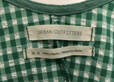 Urban Outfitters | Mint Checkered Dress