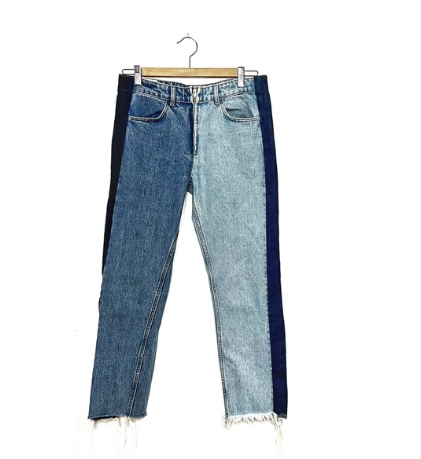 Zara | Two Toned Mid Rise Jeans