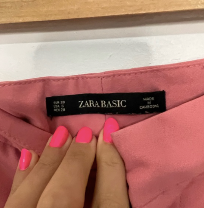 Zara | Pink Trousers