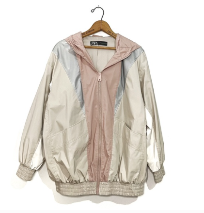 Zara | Colorblock Rain Jacket