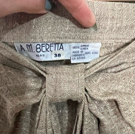Anne Marie Beretta | Vintage Linen Skirt