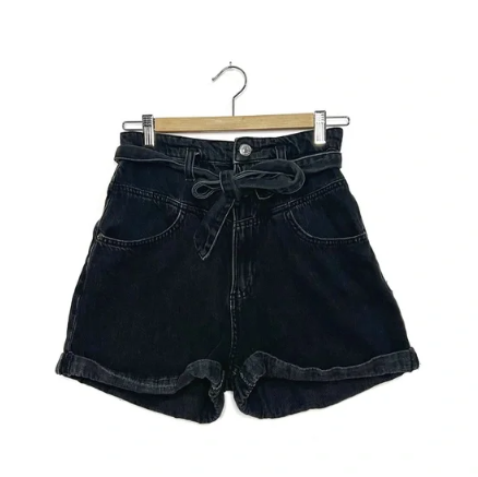 Zara | Belted Shorts