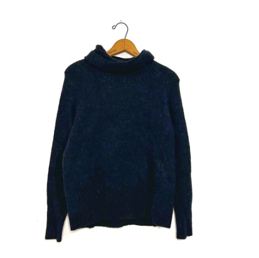 Babaton | Dark Blue Wool Sweater