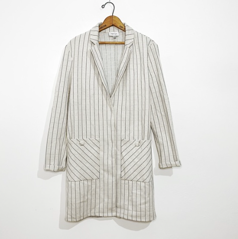 Anthropologie | Harlyn Pinstripe Jacket